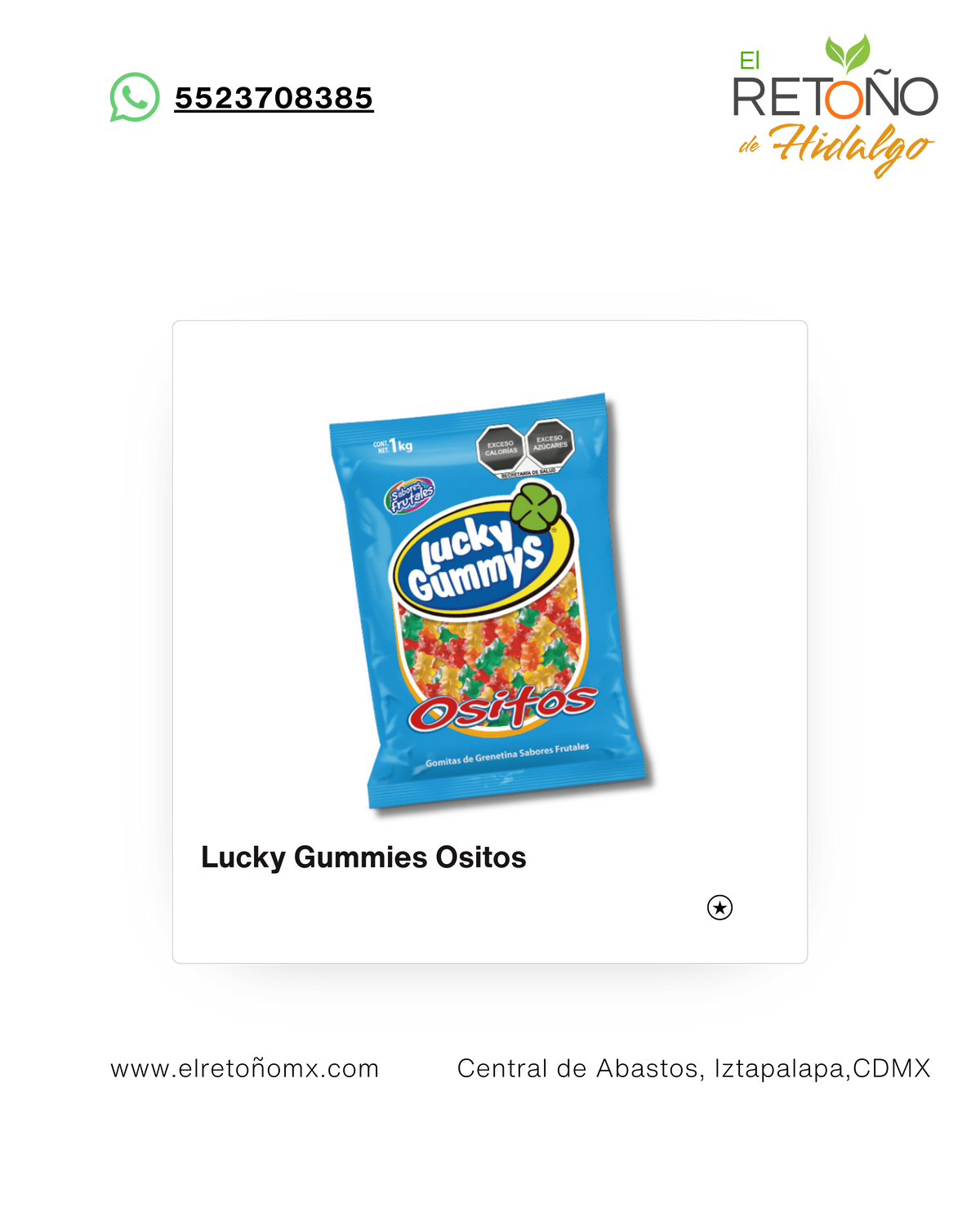 OSITOS LUCKY GUMMYS 1 Kg.