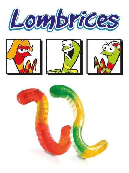 LOMBRIZ LUCKY GUMMYS 1 Kg.