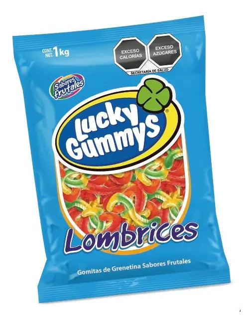 LOMBRIZ LUCKY GUMMYS 1 Kg.