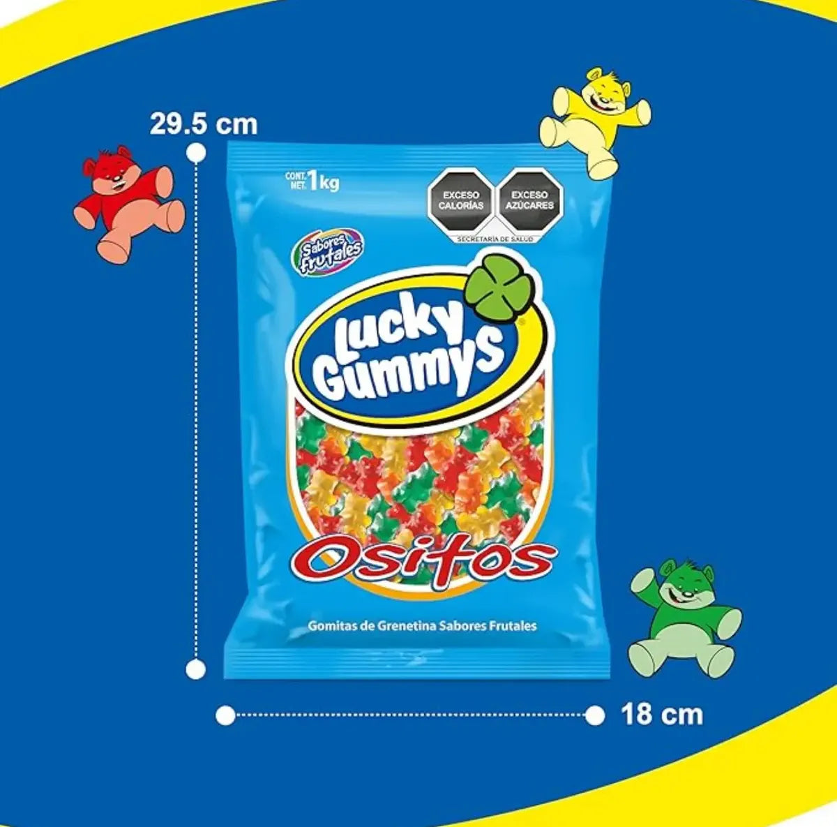 ARO DURAZNO LUCKY GUMMYS 1 Kg