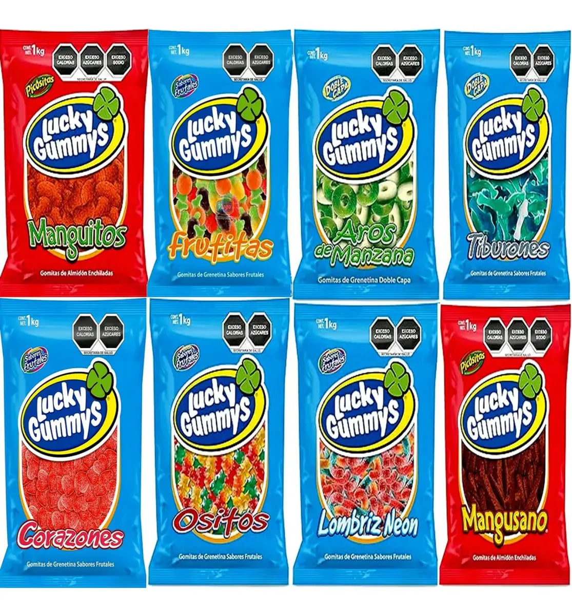 LOMBRIZ LUCKY GUMMYS 1 Kg.