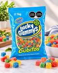 CUBITOS NEON LUCKY GUMMYS 1 Kg. CUANDA