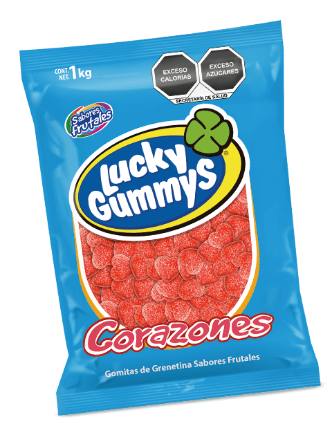 CORAZÓN LUCKY GUMMYS 1 Kg. CUANDA