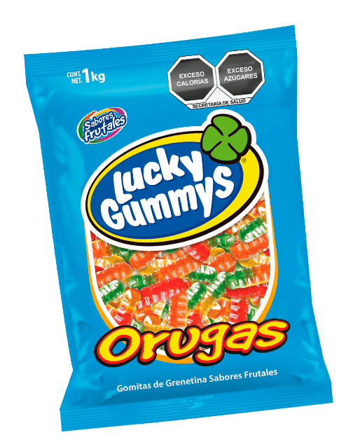 ORUGAS LUCKY GUMMYS 1 Kg. CUANDA