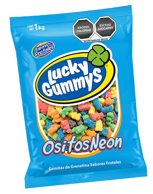 OSO NEON LUCKY GUMMYS 1 Kg. CUANDA